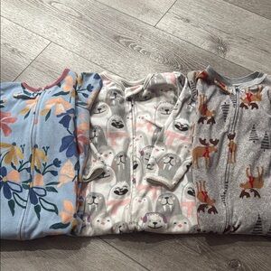 Carter's Kids Pajamas Set - Floral, Animal, and Reindeer Designs